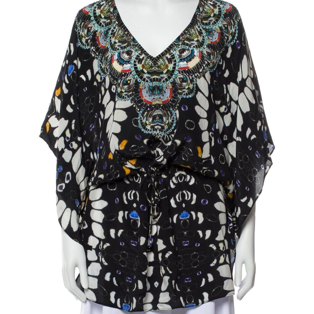 CAMILLA Silk Printed Tunic